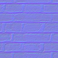 seamless wall bricks normal map 0009